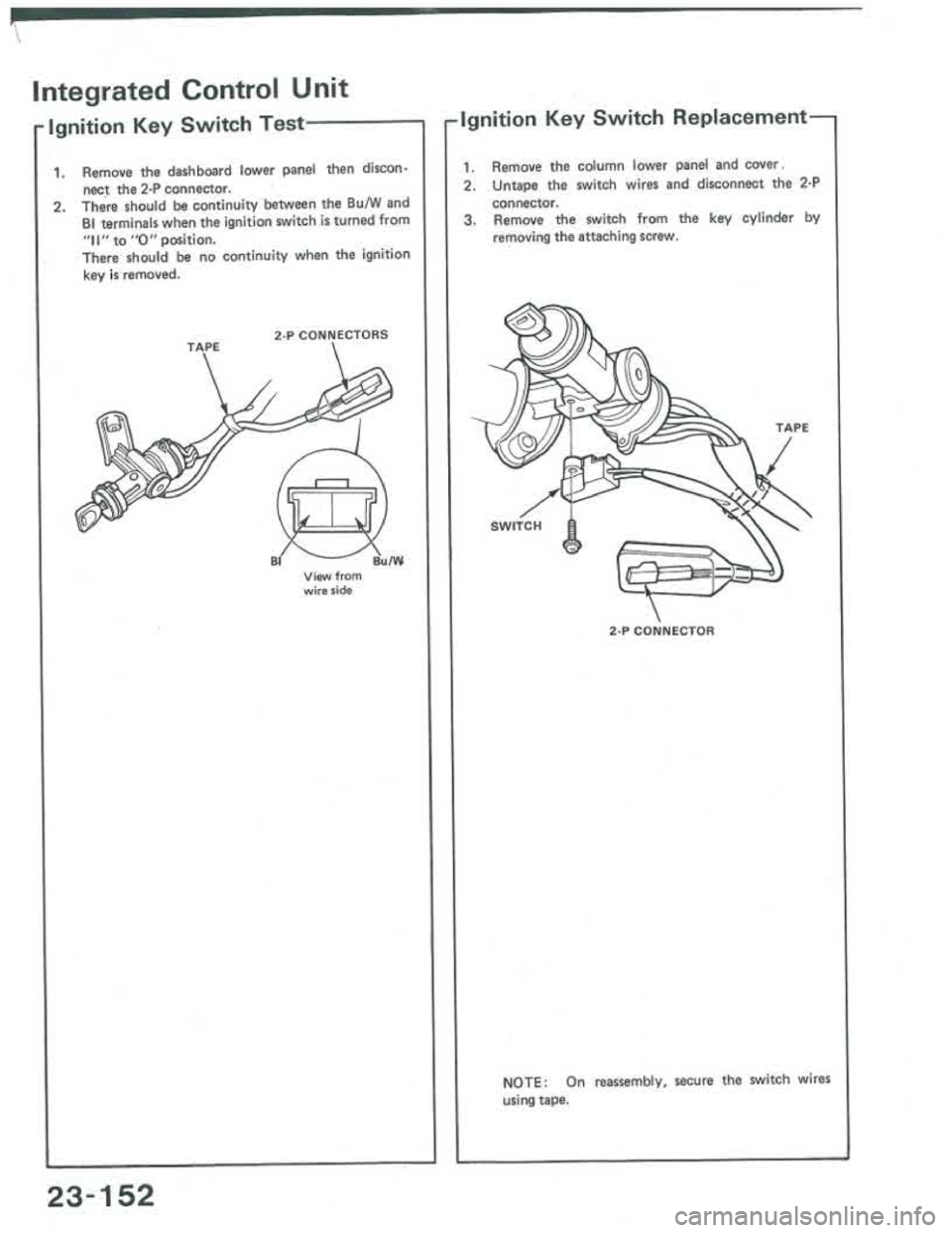 ACURA INTEGRA 1986 Service Repair Manual ACURA INTEGRA 1986 Service Repair Manual