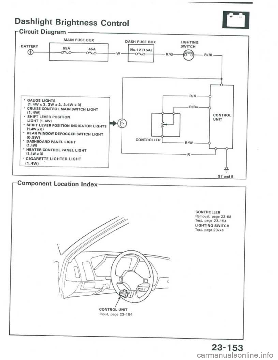 ACURA INTEGRA 1986 Service Repair Manual ACURA INTEGRA 1986 Service Repair Manual