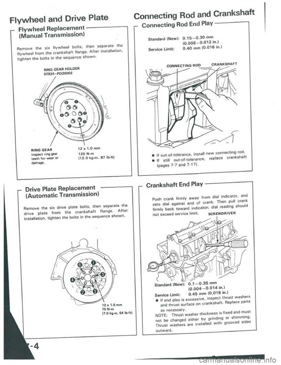 ACURA INTEGRA 1986  Service Manual PDF 