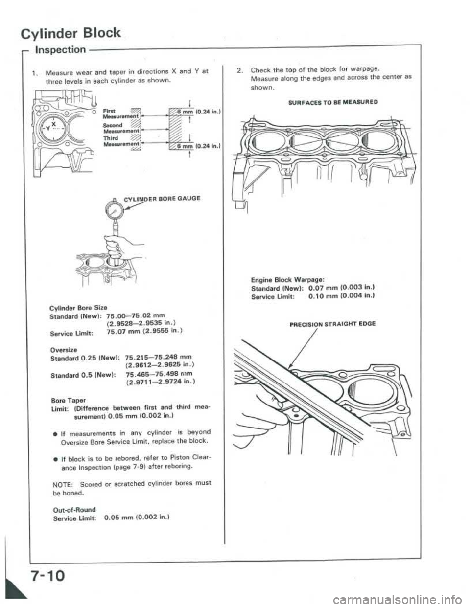 ACURA INTEGRA 1986  Service Manual PDF 