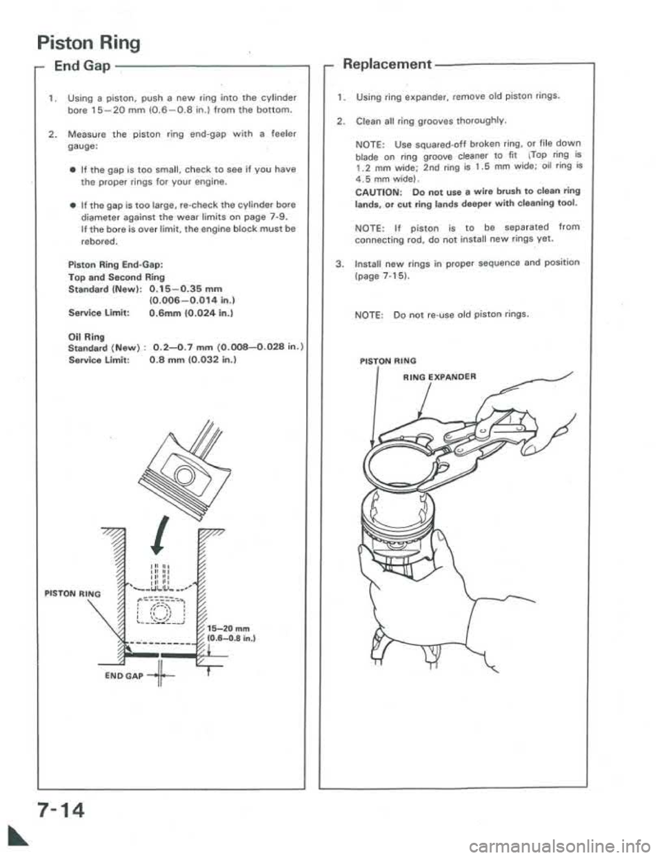 ACURA INTEGRA 1986  Service Manual PDF 