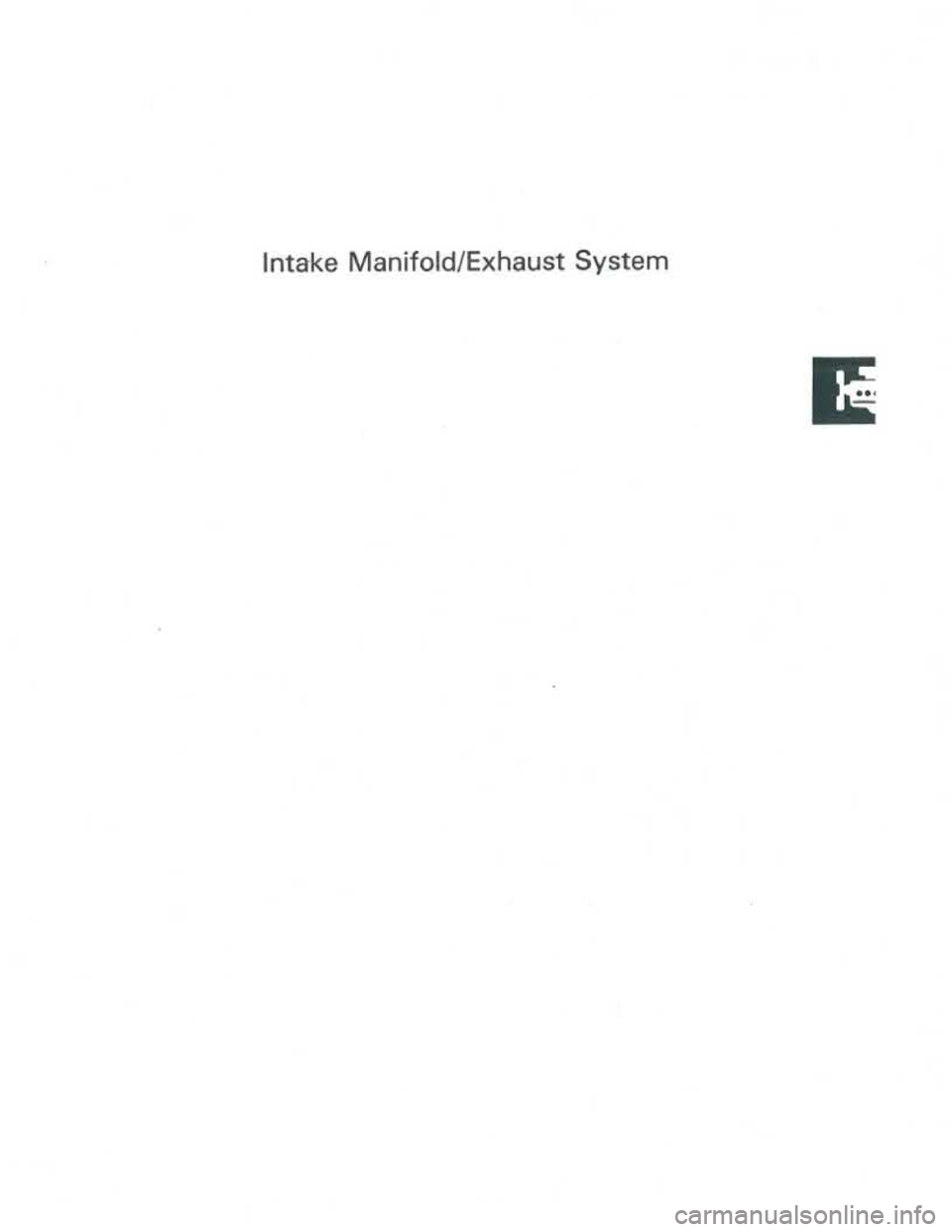 ACURA INTEGRA 1986 Service Owners Manual ACURA INTEGRA 1986 Service Owners Manual