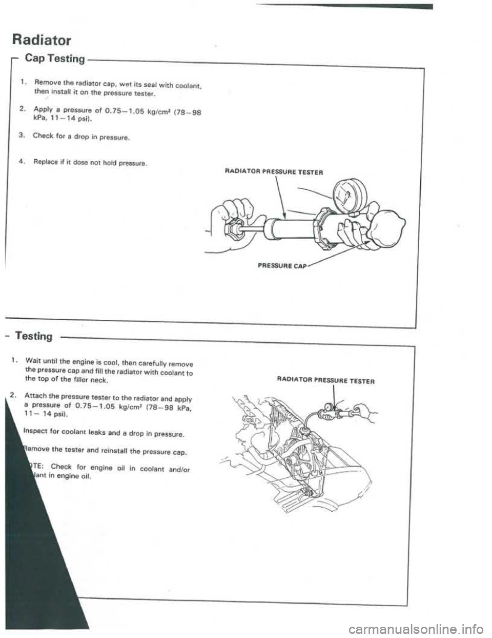ACURA INTEGRA 1986 Service Owners Manual ACURA INTEGRA 1986 Service Owners Manual