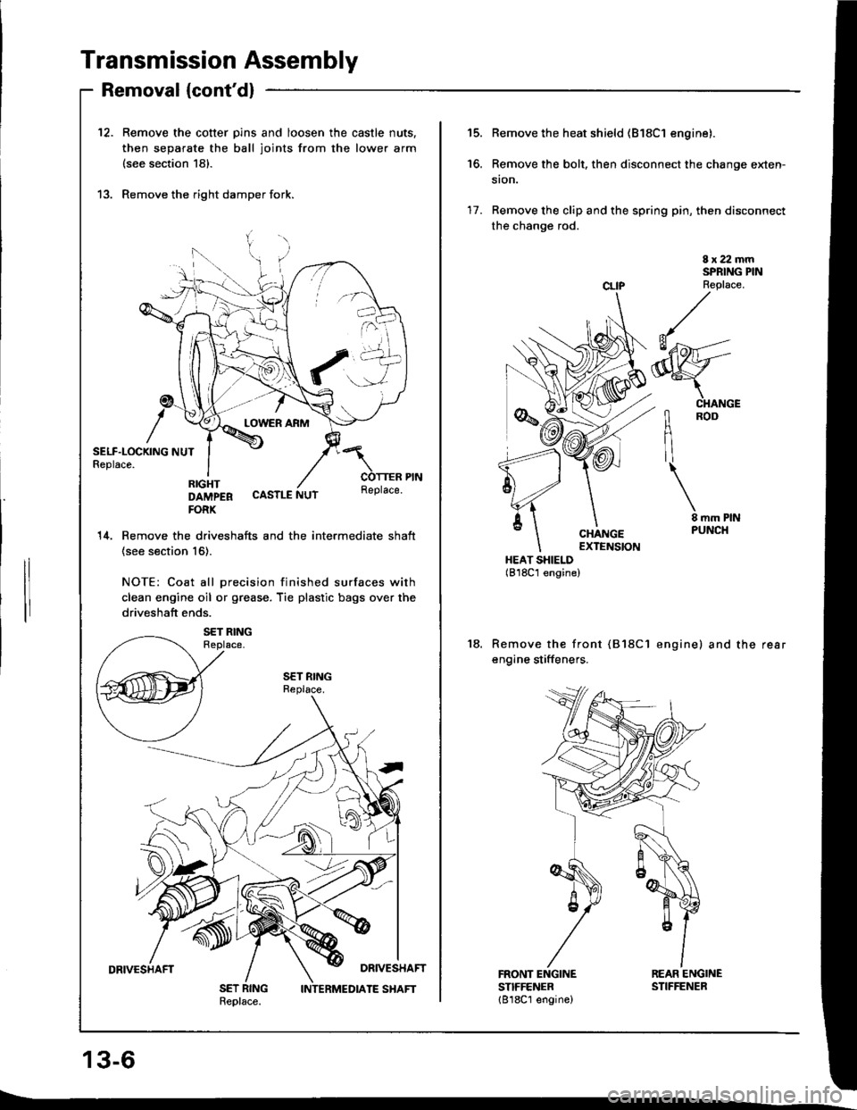 ACURA INTEGRA 1994  Service Repair Manual 