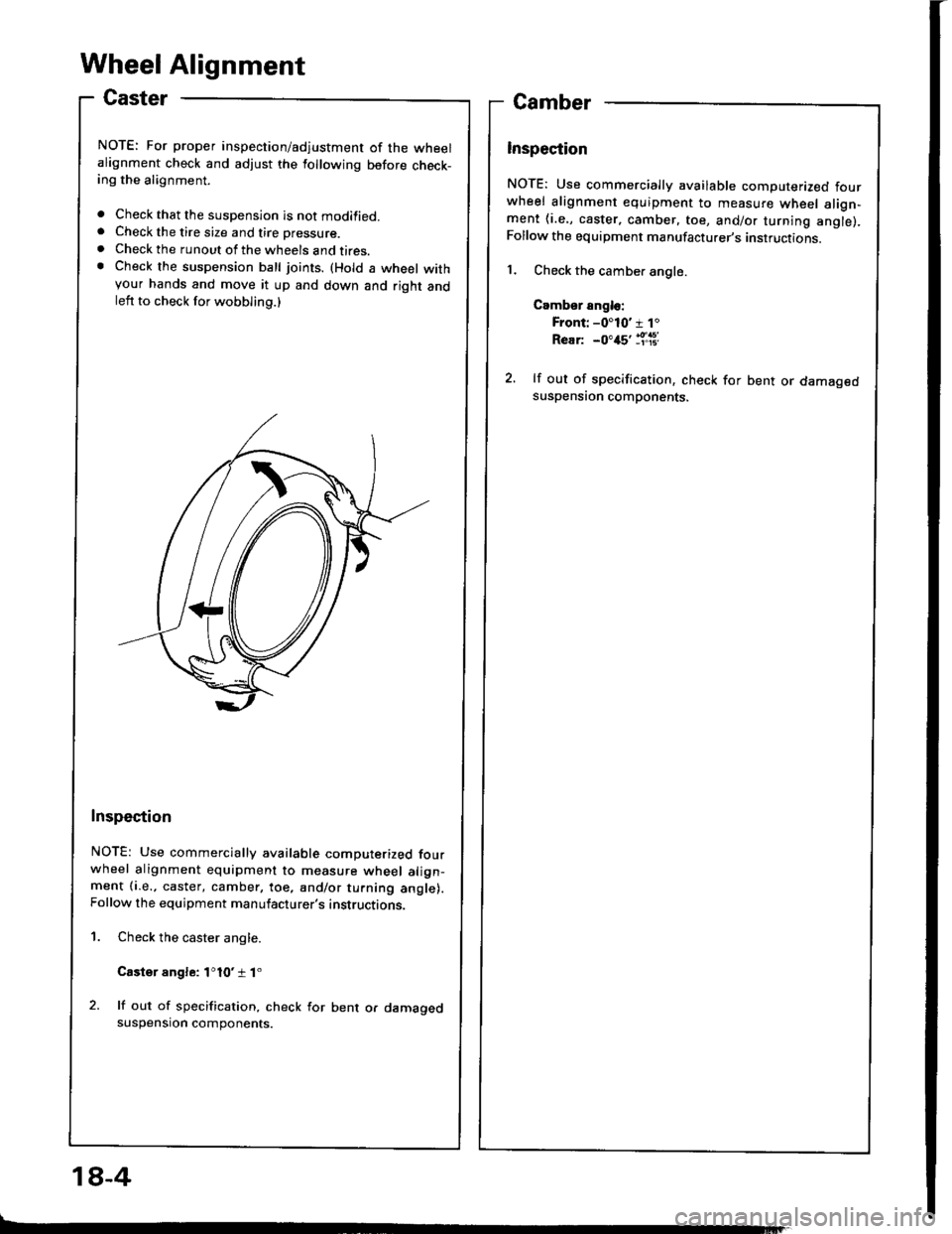 ACURA INTEGRA 1994  Service Repair Manual 