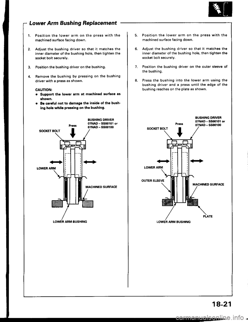ACURA INTEGRA 1994  Service Repair Manual 