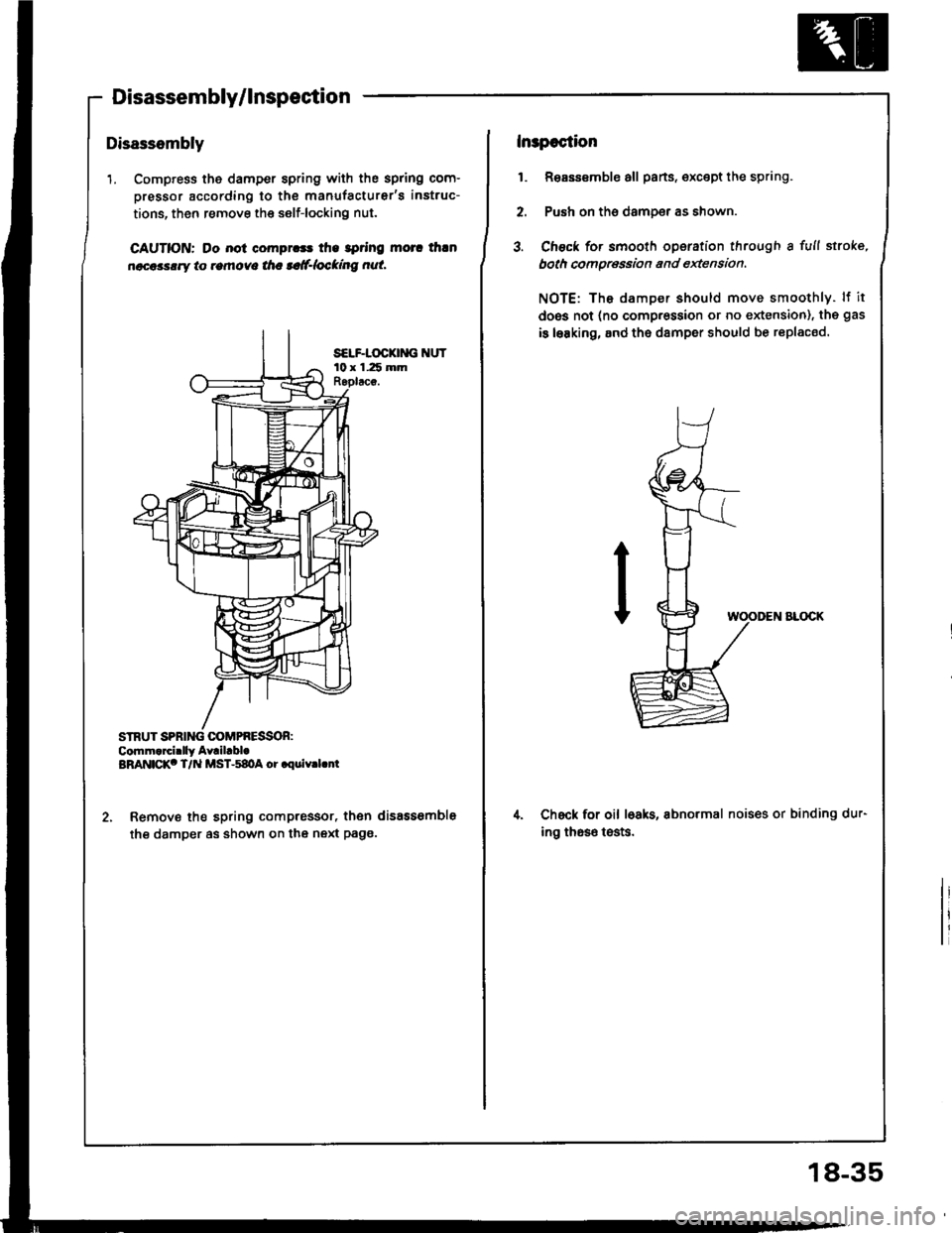 ACURA INTEGRA 1994  Service Repair Manual 