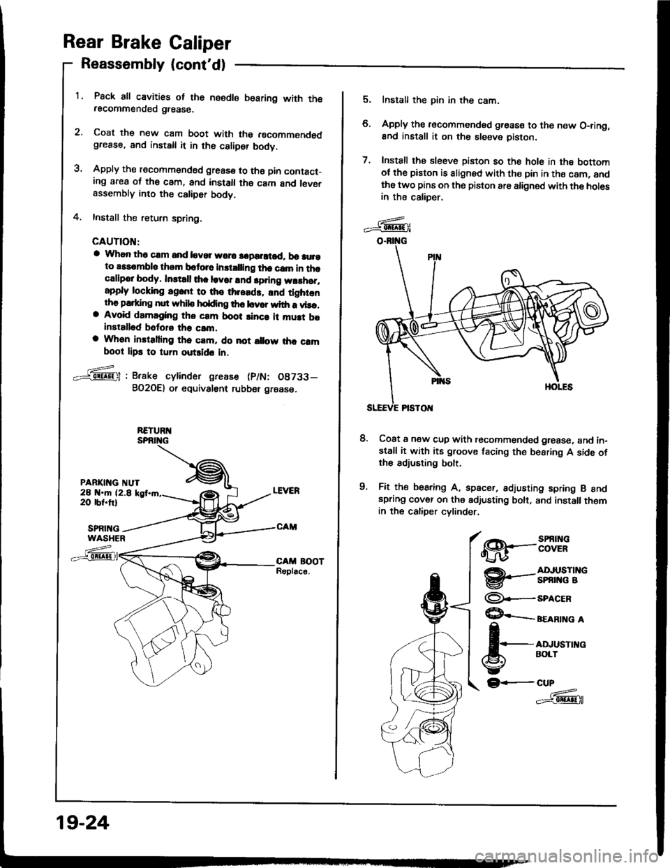 ACURA INTEGRA 1994  Service Repair Manual 