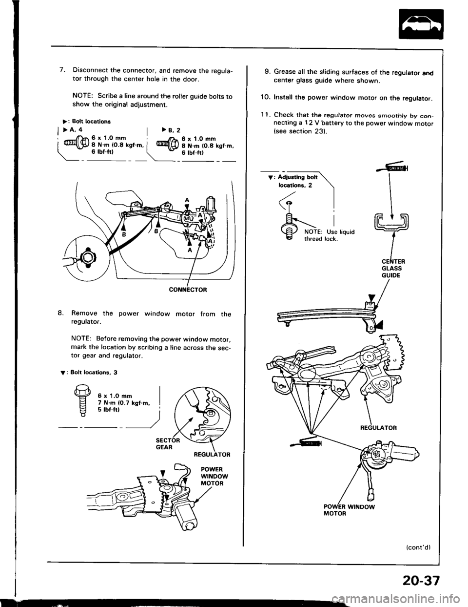 ACURA INTEGRA 1994  Service Repair Manual 