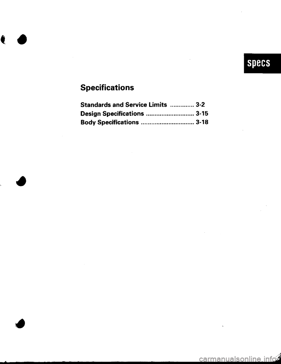 ACURA INTEGRA 1998  Service User Guide 