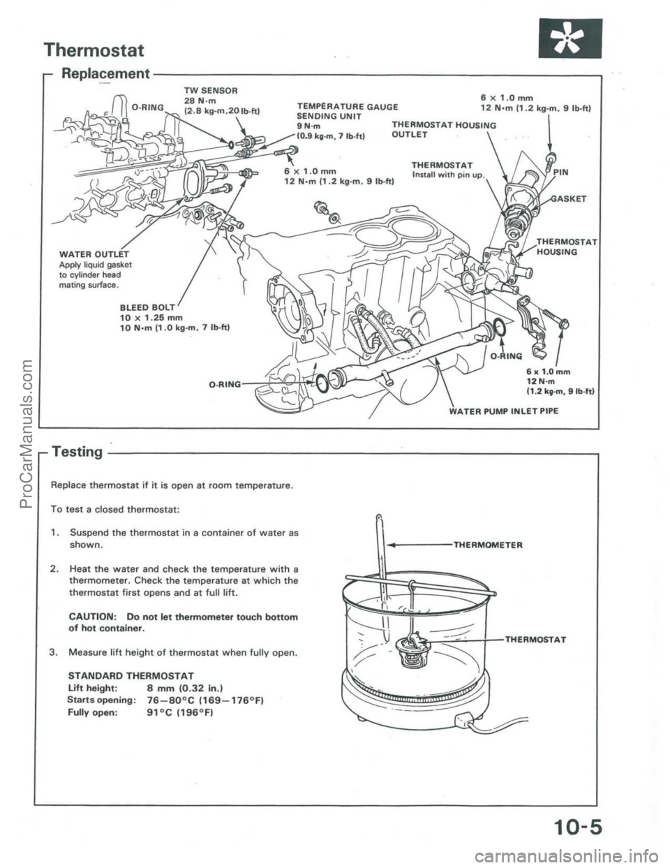 ACURA INTEGRA 1986  Service Repair Manual ProCarManuals.com 