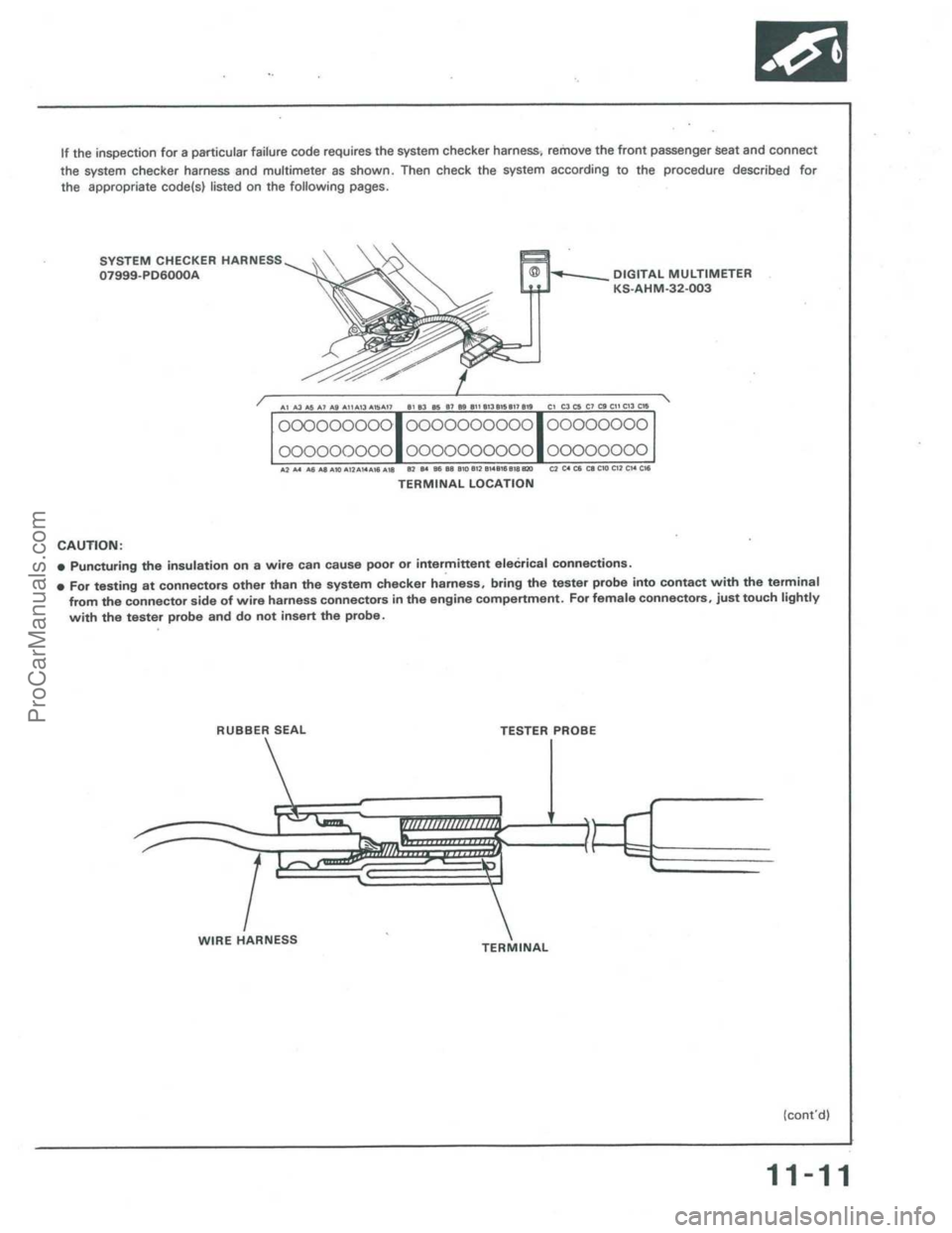 ACURA INTEGRA 1986  Service Repair Manual ProCarManuals.com 