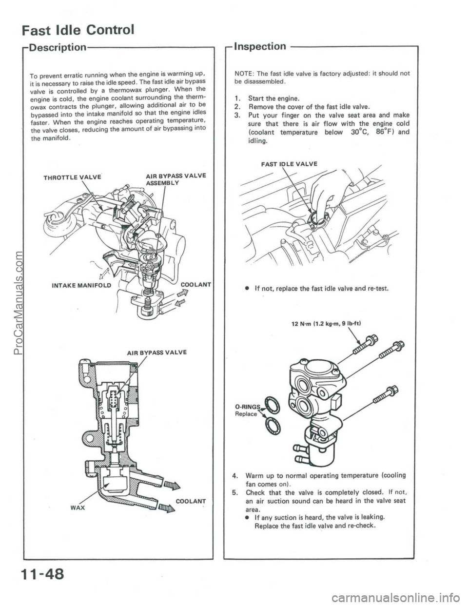 ACURA INTEGRA 1986  Service Repair Manual ProCarManuals.com 