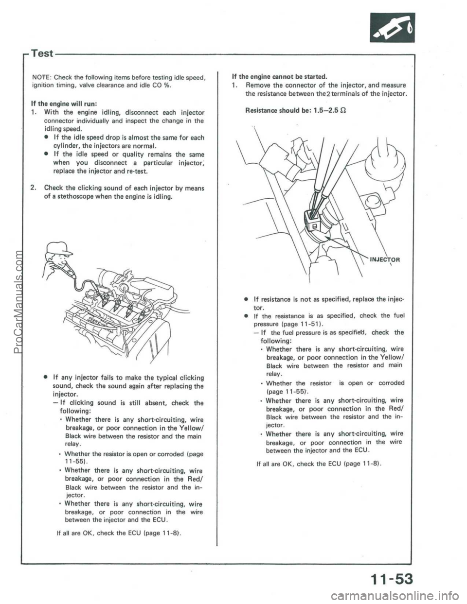 ACURA INTEGRA 1986  Service Repair Manual ProCarManuals.com 