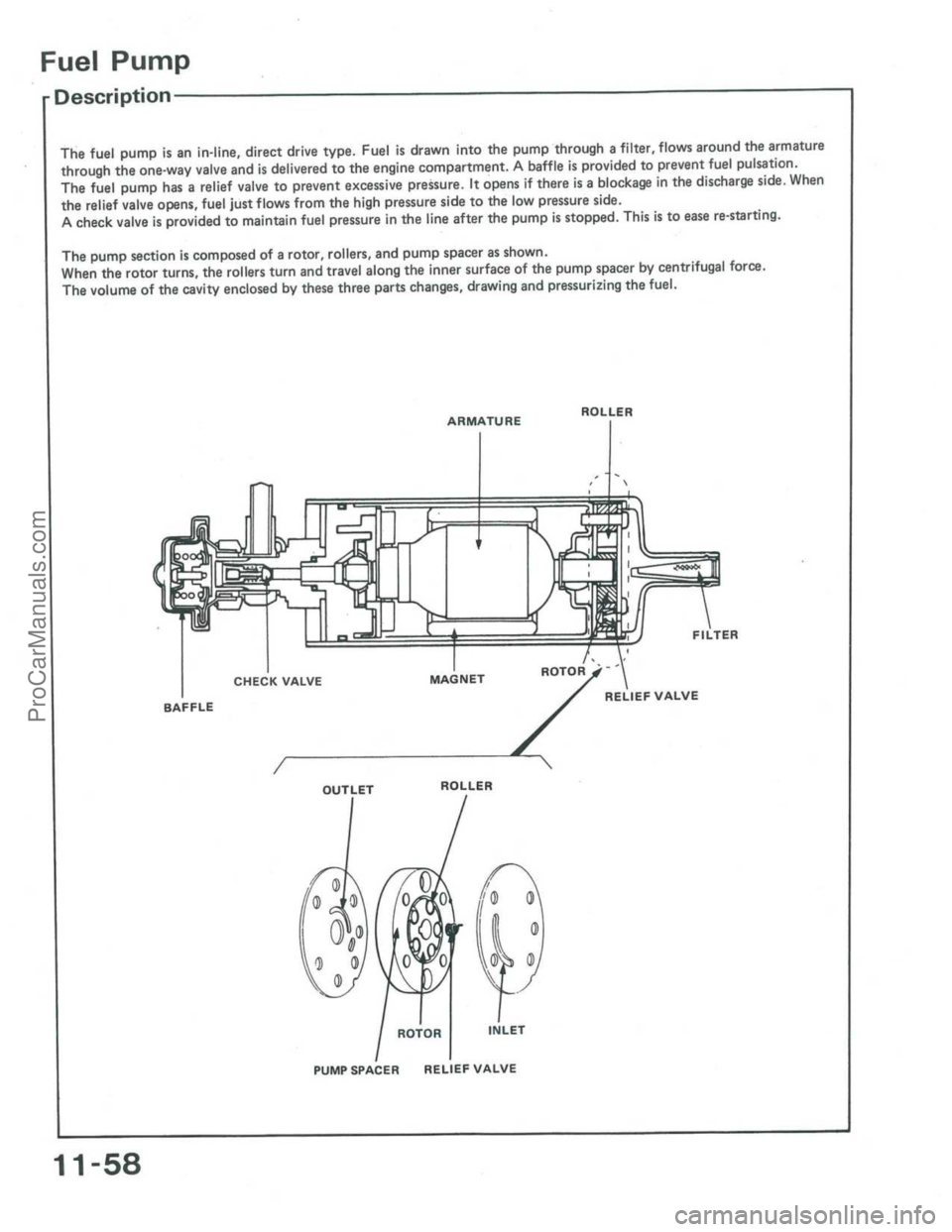ACURA INTEGRA 1986  Service Repair Manual ProCarManuals.com 