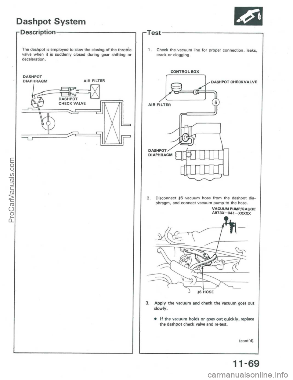 ACURA INTEGRA 1986  Service Repair Manual ProCarManuals.com 