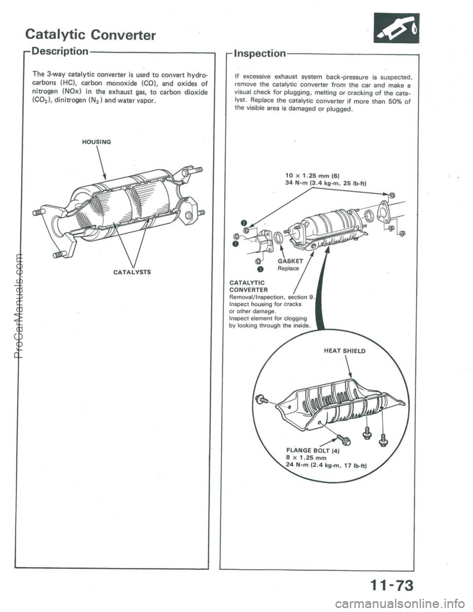 ACURA INTEGRA 1986  Service Repair Manual ProCarManuals.com 