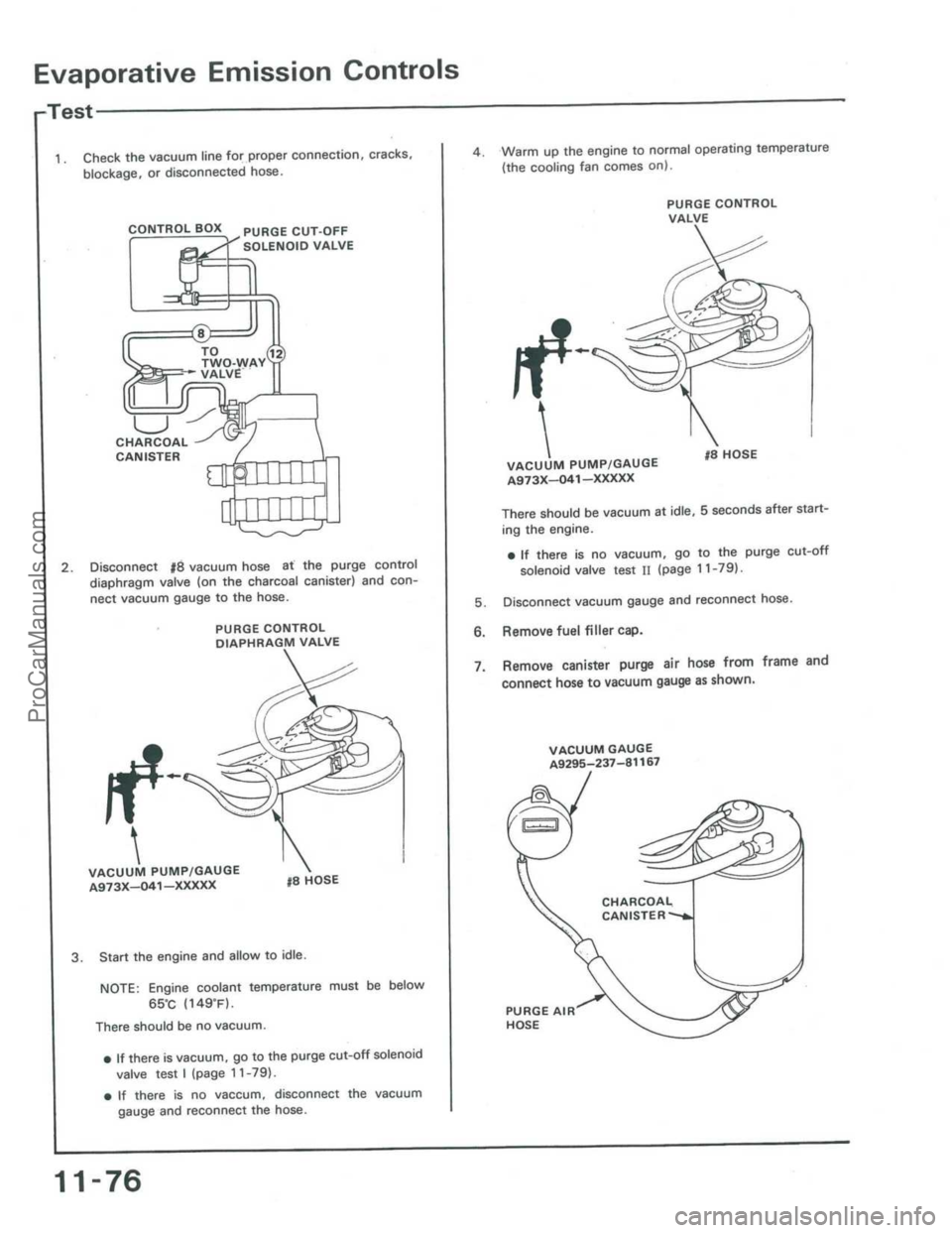 ACURA INTEGRA 1986  Service Repair Manual ProCarManuals.com 
