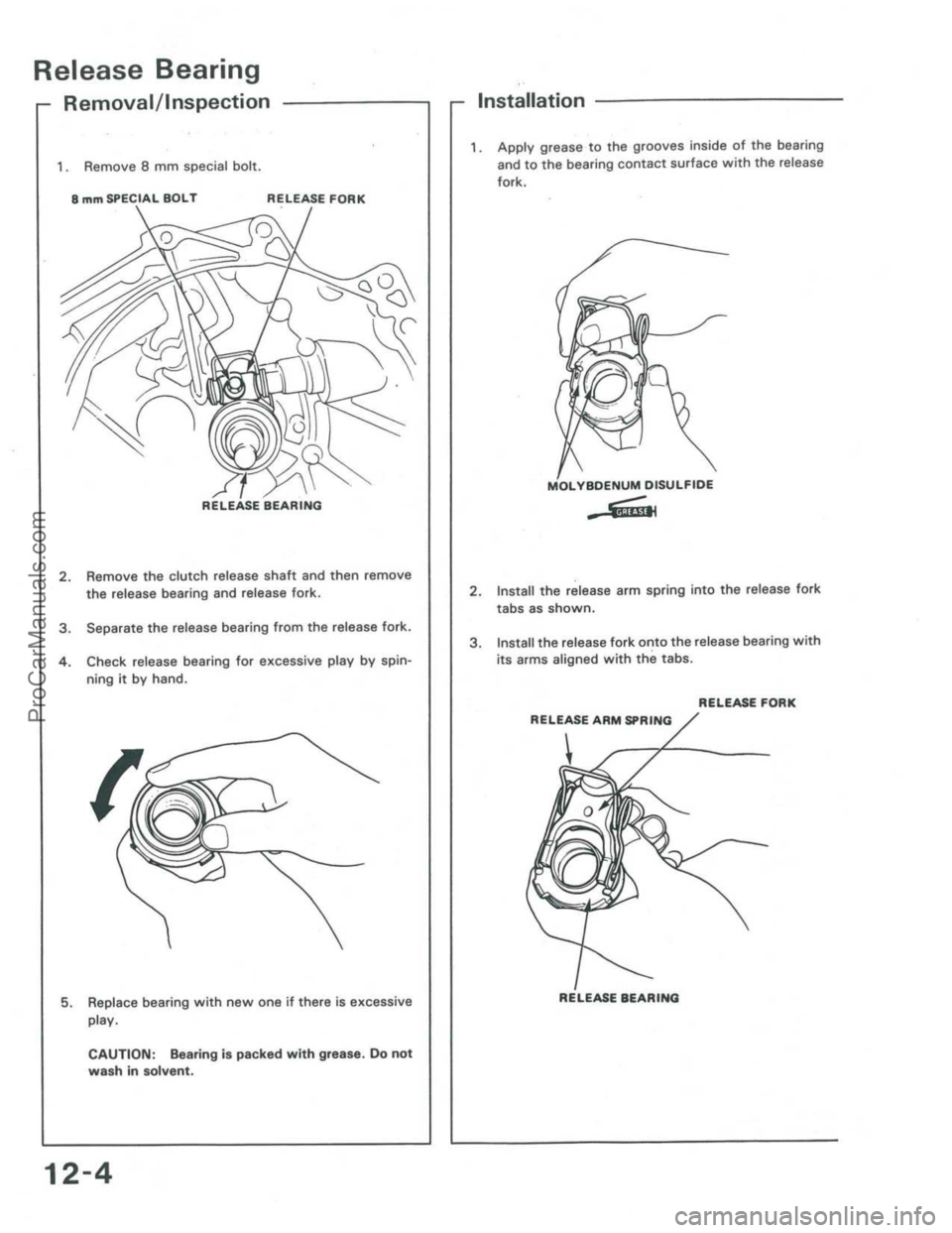 ACURA INTEGRA 1986  Service Repair Manual ProCarManuals.com 