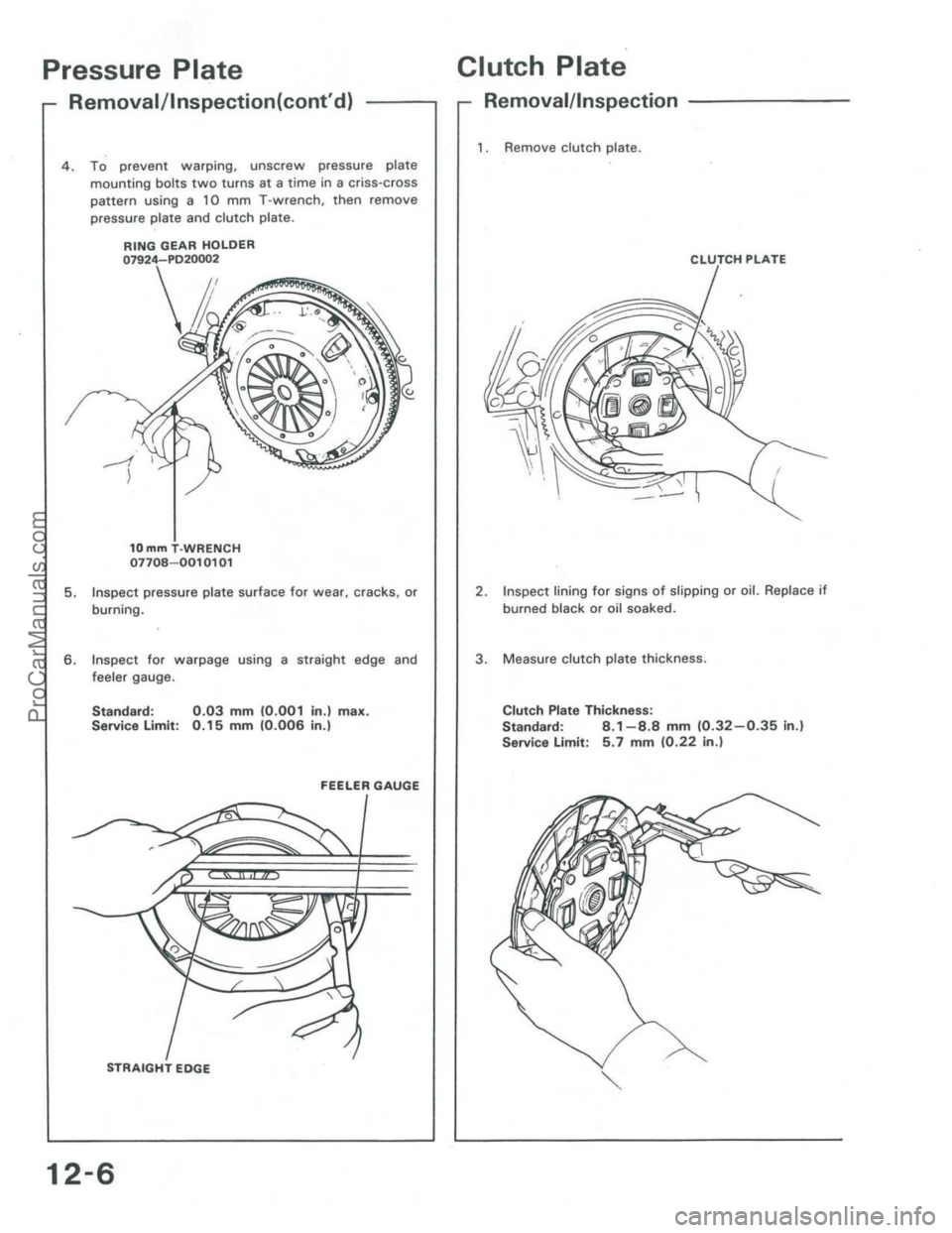 ACURA INTEGRA 1986  Service Repair Manual ProCarManuals.com 