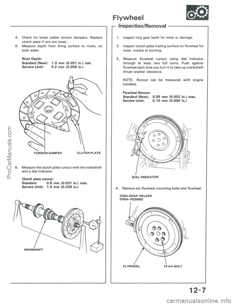 ACURA INTEGRA 1986  Service Repair Manual ProCarManuals.com 