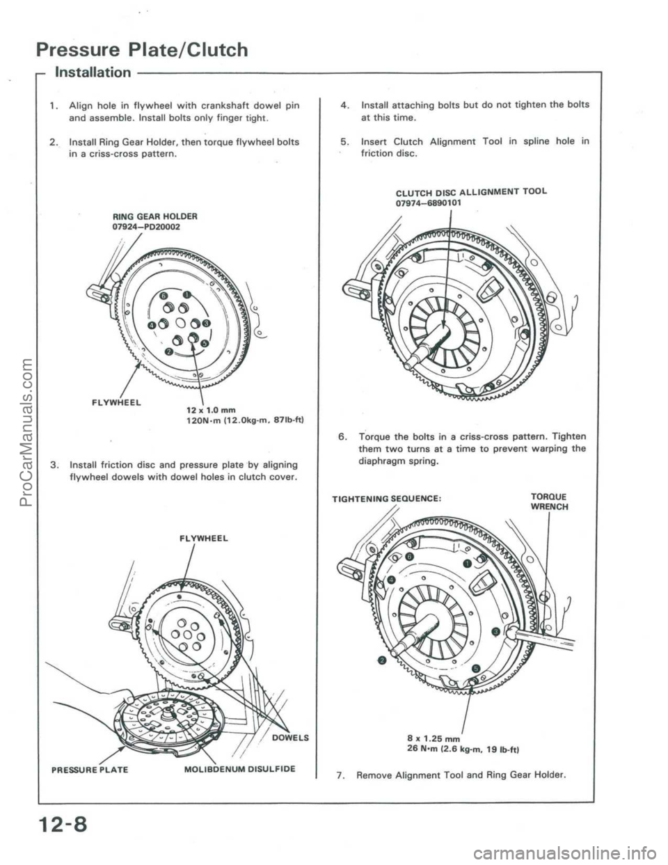 ACURA INTEGRA 1986  Service Repair Manual ProCarManuals.com 