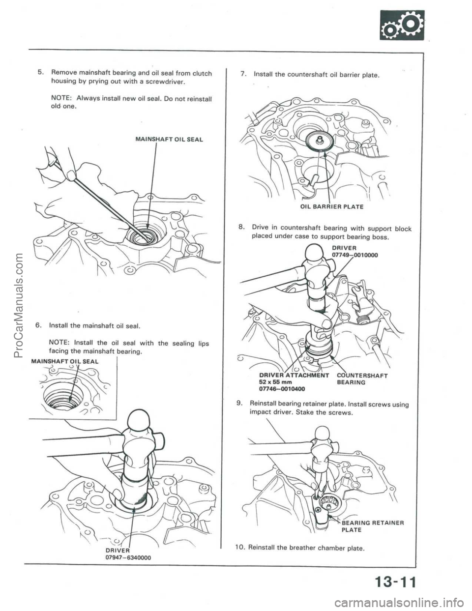 ACURA INTEGRA 1986 Service Repair Manual ProCarManuals.com ACURA INTEGRA 1986 Service Repair Manual ProCarManuals.com