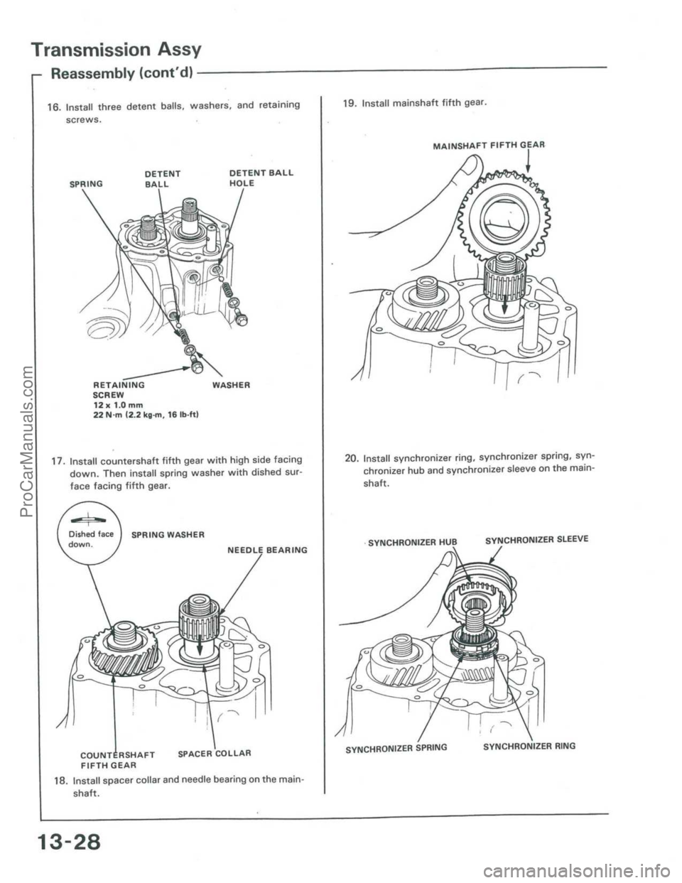ACURA INTEGRA 1986 Service Repair Manual ProCarManuals.com ACURA INTEGRA 1986 Service Repair Manual ProCarManuals.com