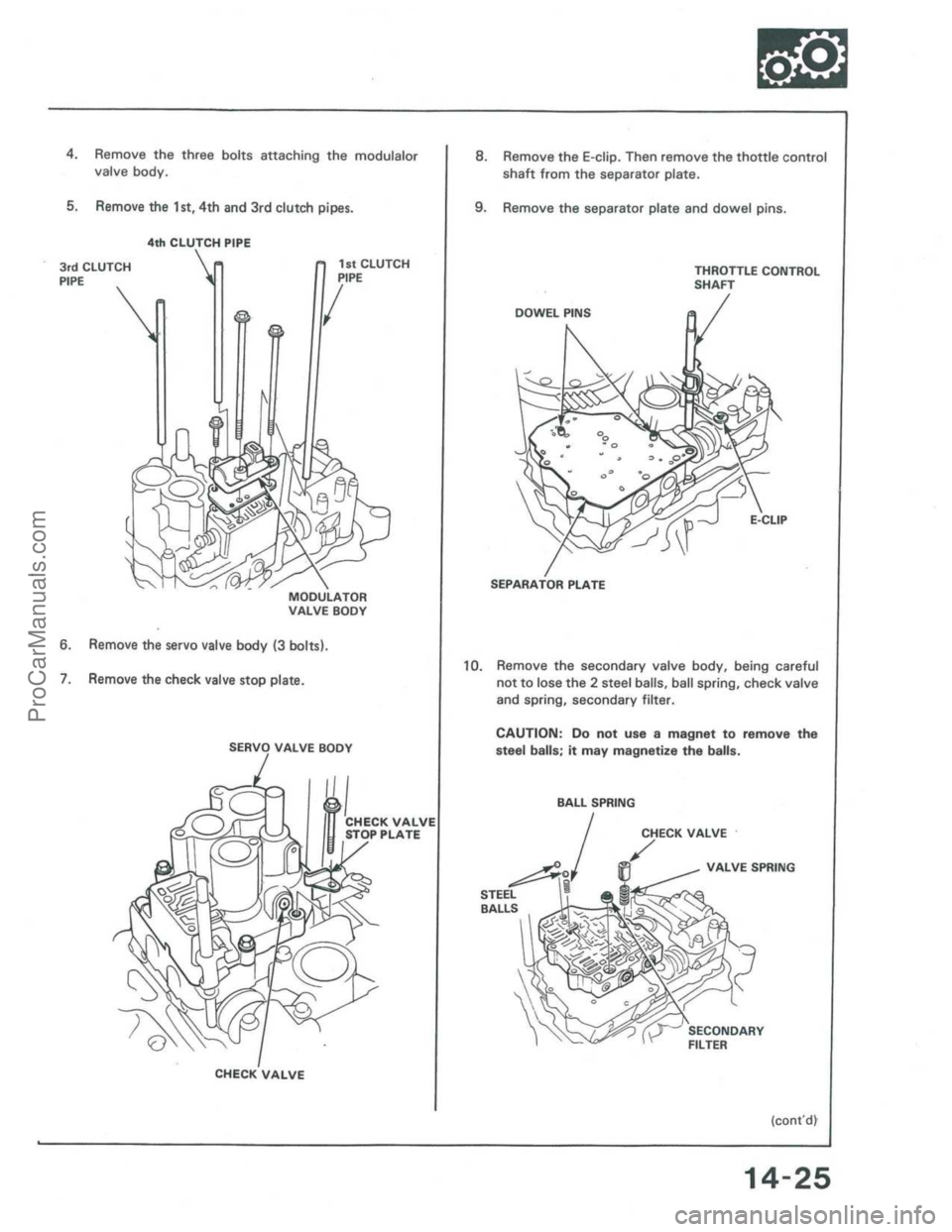 ACURA INTEGRA 1986 Service Repair Manual ProCarManuals.com ACURA INTEGRA 1986 Service Repair Manual ProCarManuals.com