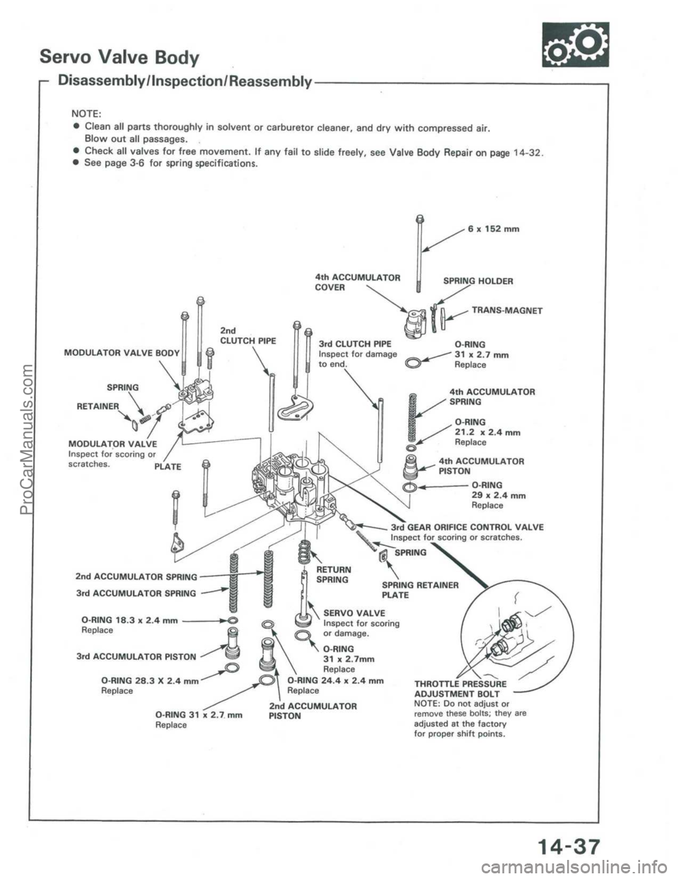 ACURA INTEGRA 1986 Service Repair Manual ProCarManuals.com ACURA INTEGRA 1986 Service Repair Manual ProCarManuals.com