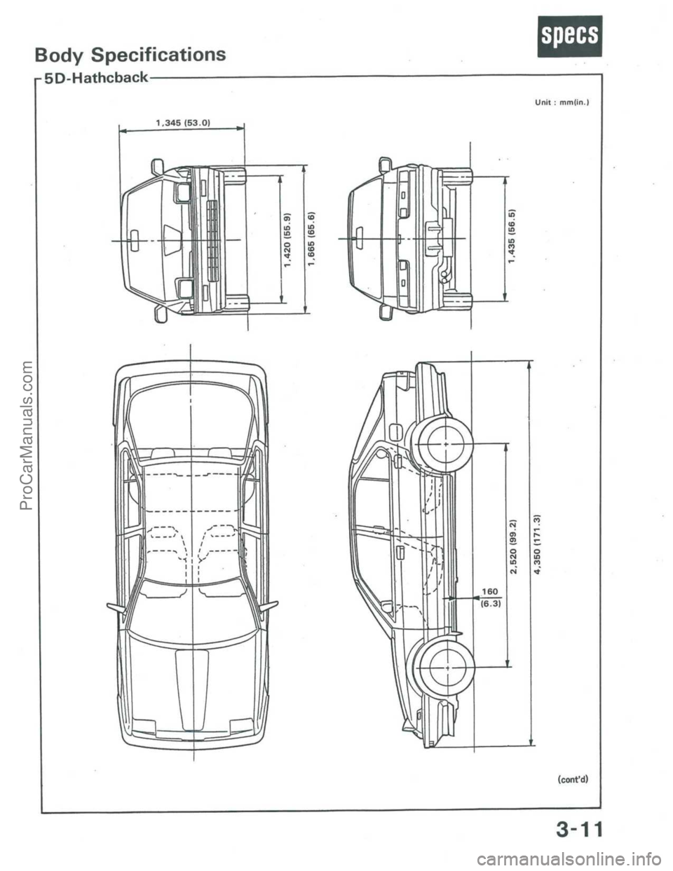 ACURA INTEGRA 1986  Service Owners Manual ProCarManuals.com 