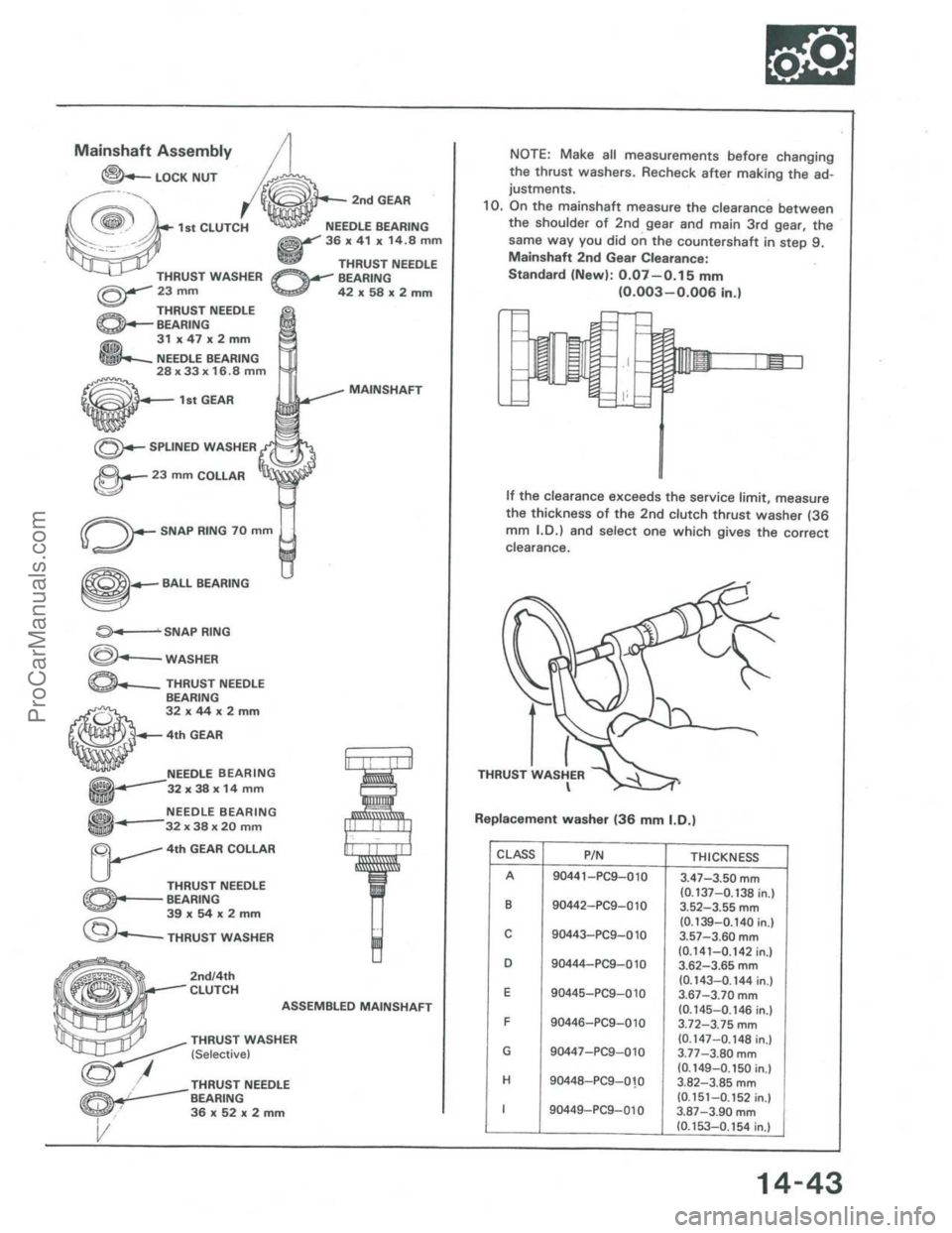 ACURA INTEGRA 1986  Service Repair Manual ProCarManuals.com 