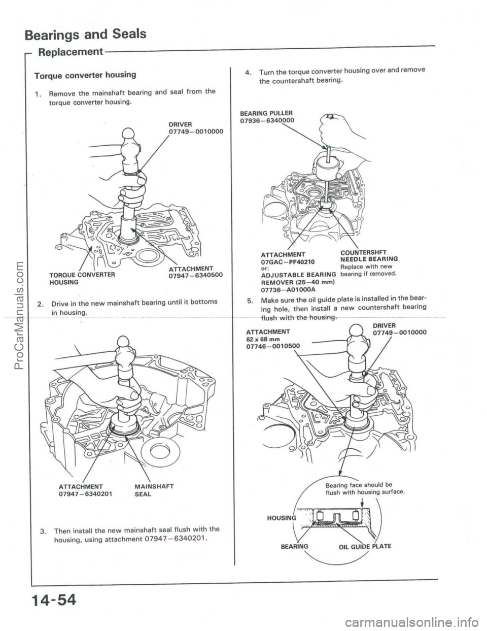 ACURA INTEGRA 1986  Service Repair Manual ProCarManuals.com 