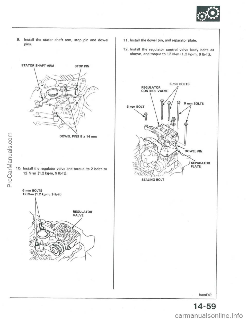 ACURA INTEGRA 1986  Service Repair Manual ProCarManuals.com 