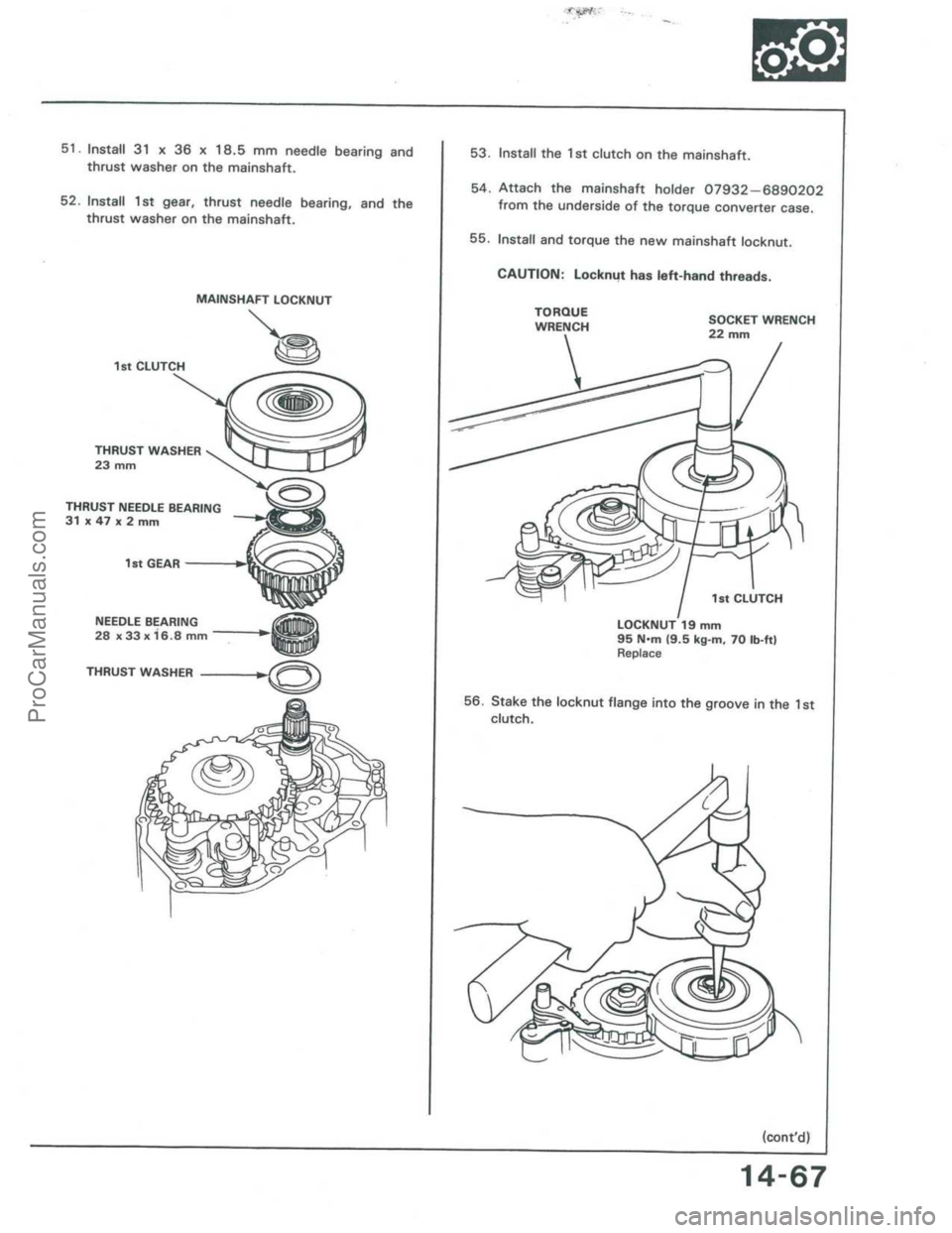 ACURA INTEGRA 1986  Service Repair Manual ProCarManuals.com 