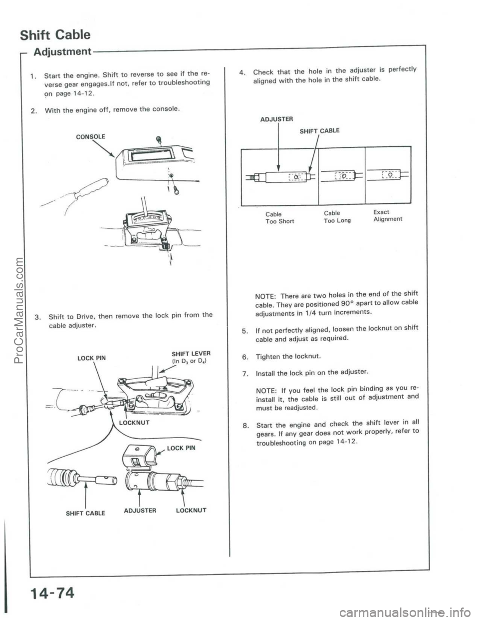 ACURA INTEGRA 1986  Service Repair Manual ProCarManuals.com 