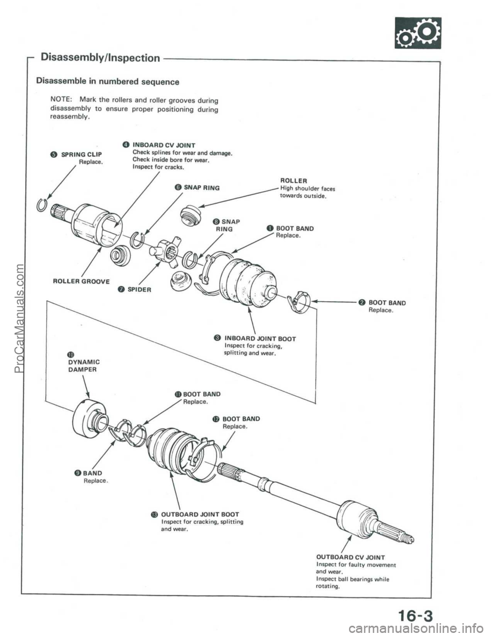 ACURA INTEGRA 1986  Service Repair Manual ProCarManuals.com 