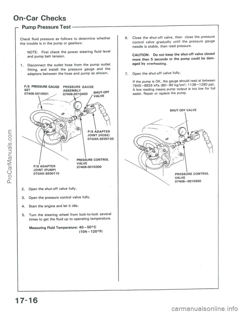 ACURA INTEGRA 1986  Service Repair Manual ProCarManuals.com 