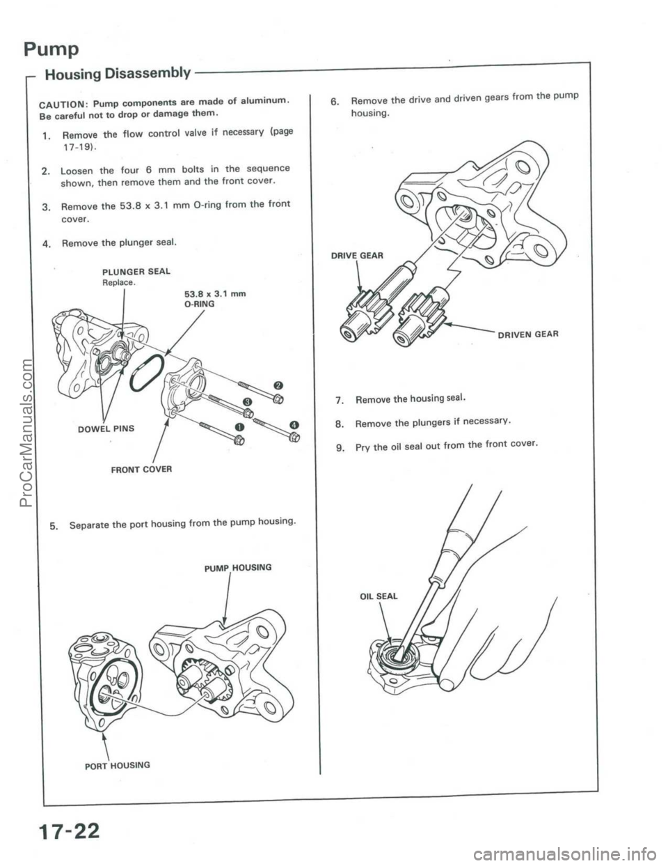 ACURA INTEGRA 1986  Service Repair Manual ProCarManuals.com 