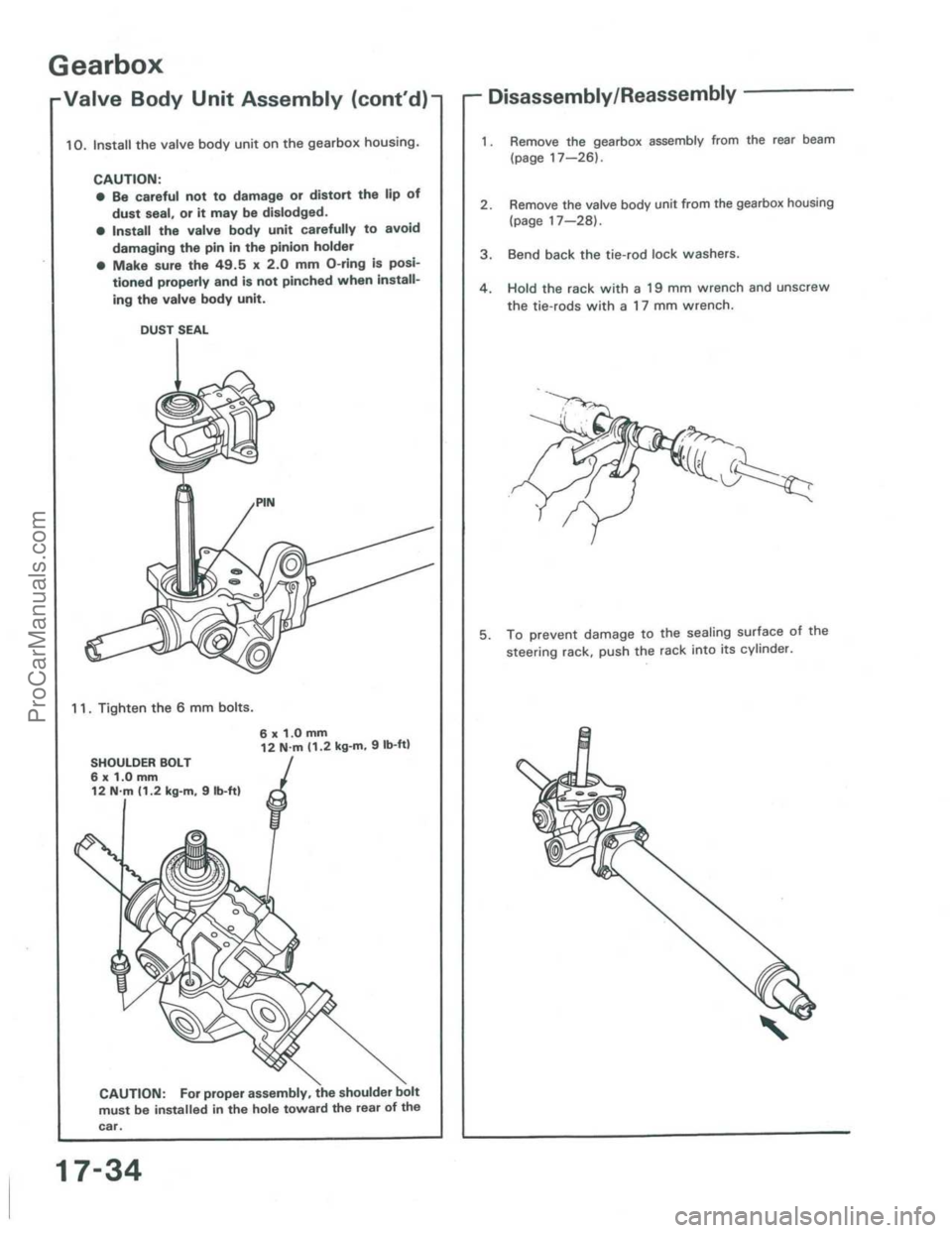 ACURA INTEGRA 1986  Service Repair Manual ProCarManuals.com 