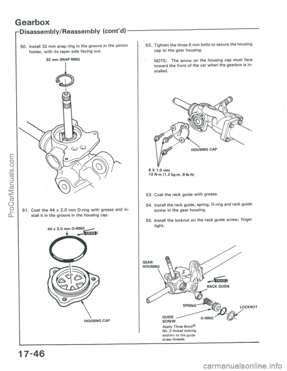 ACURA INTEGRA 1986  Service Repair Manual ProCarManuals.com 