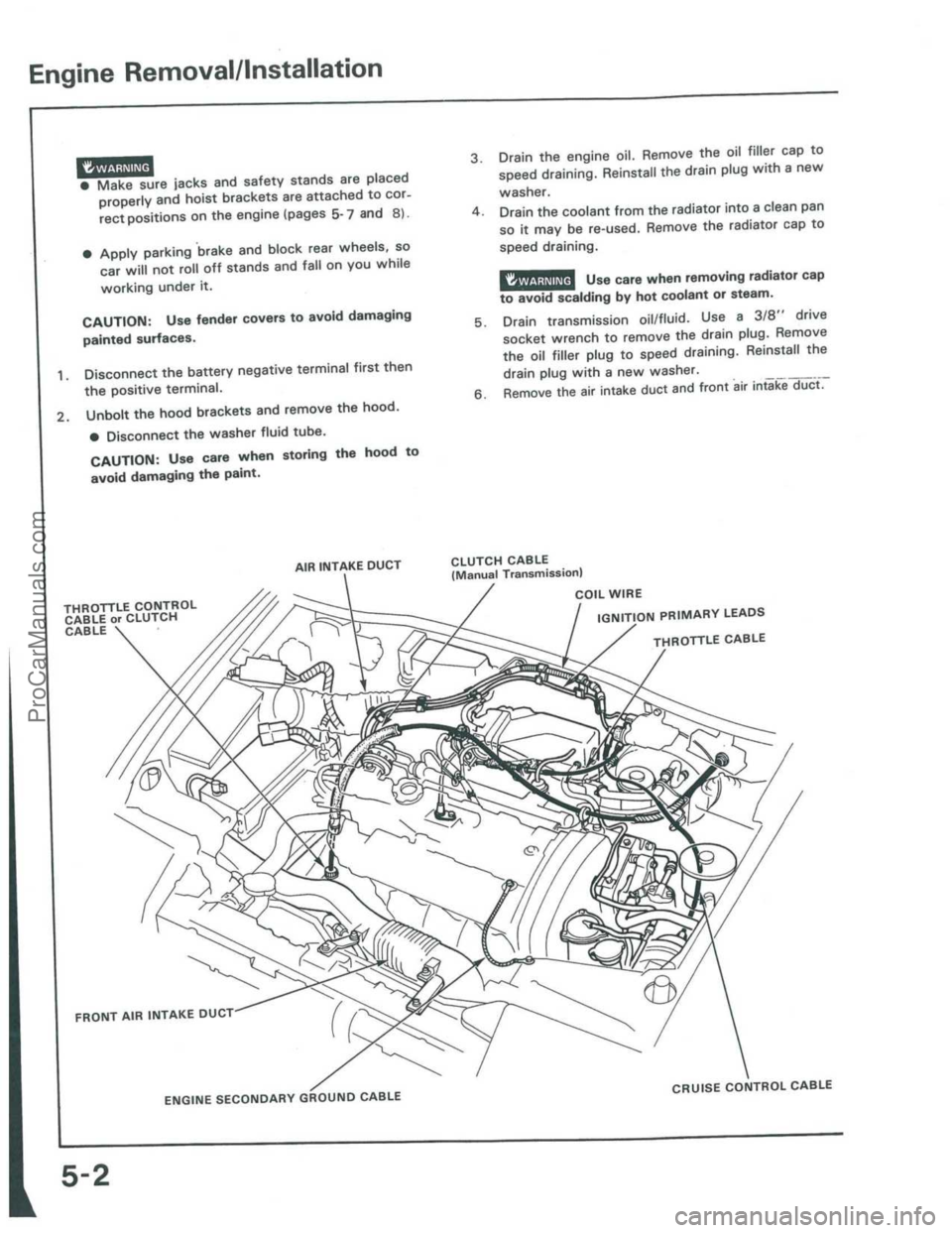 ACURA INTEGRA 1986 Service Owners Guide ProCarManuals.com ACURA INTEGRA 1986 Service Owners Guide ProCarManuals.com