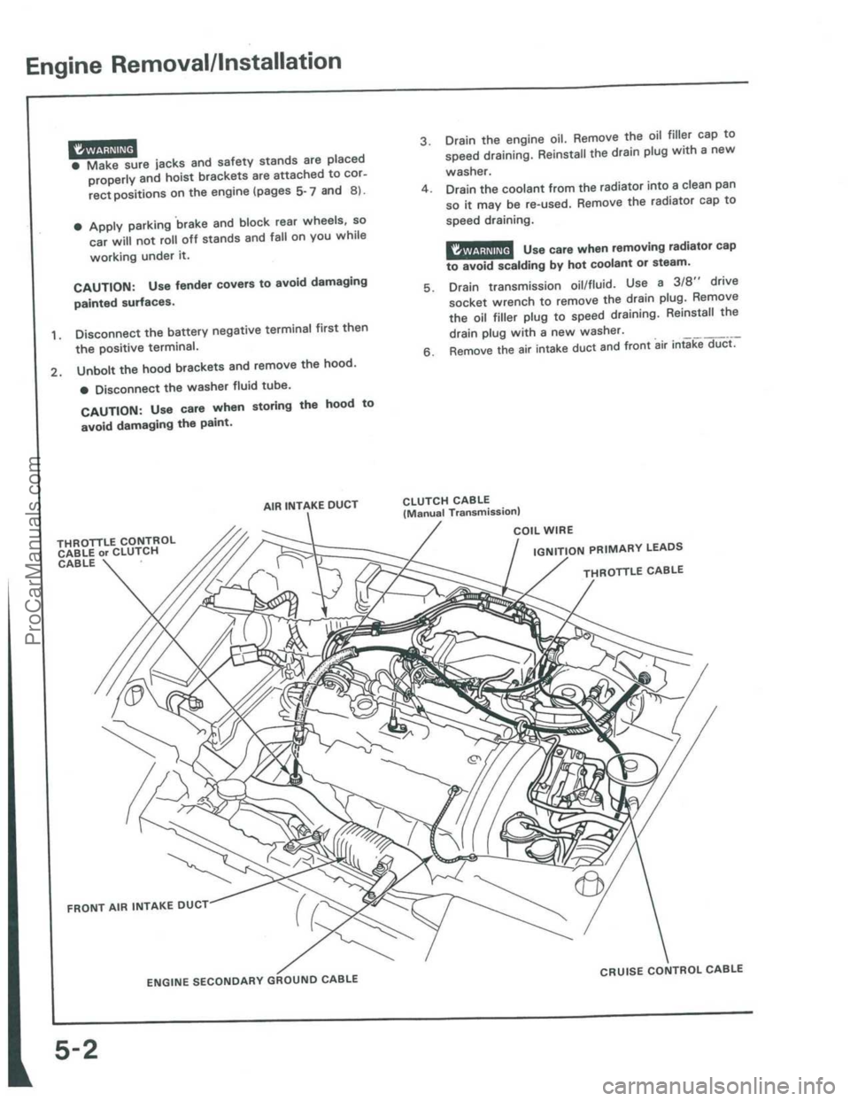 ACURA INTEGRA 1986  Service Owners Guide ProCarManuals.com 