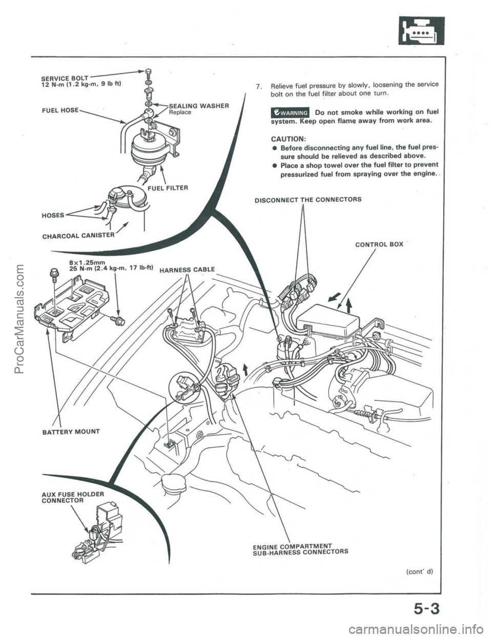 ACURA INTEGRA 1986  Service Owners Guide ProCarManuals.com 