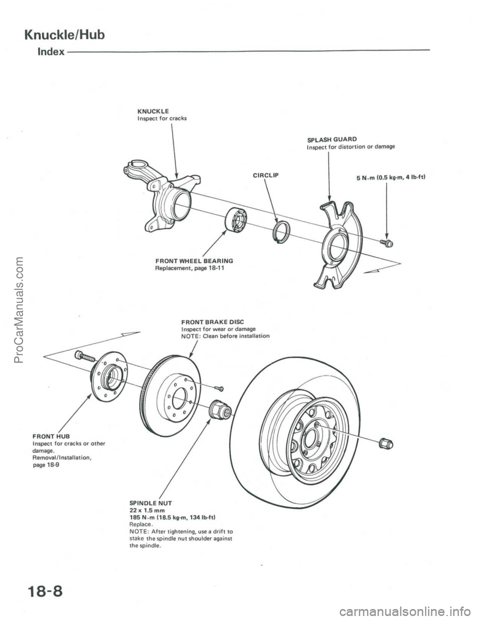 ACURA INTEGRA 1986 Service Repair Manual ProCarManuals.com ACURA INTEGRA 1986 Service Repair Manual ProCarManuals.com