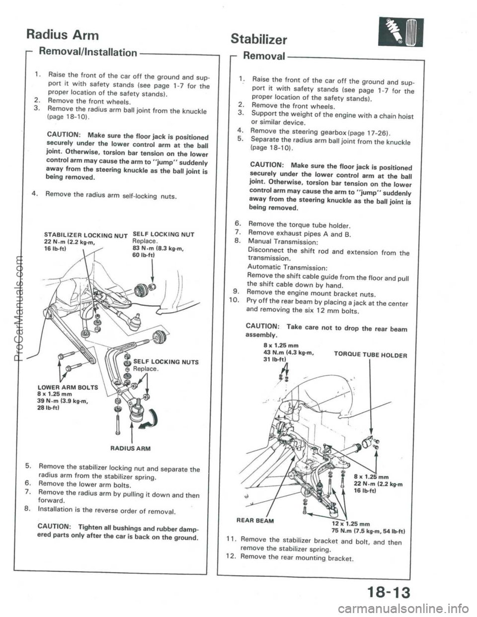 ACURA INTEGRA 1986 Service Repair Manual ProCarManuals.com ACURA INTEGRA 1986 Service Repair Manual ProCarManuals.com
