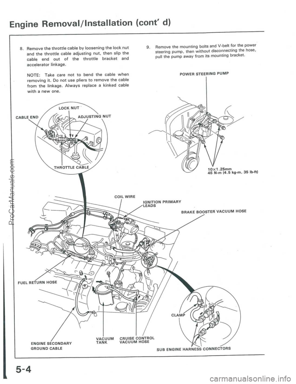 ACURA INTEGRA 1986 Service Owners Guide ProCarManuals.com ACURA INTEGRA 1986 Service Owners Guide ProCarManuals.com