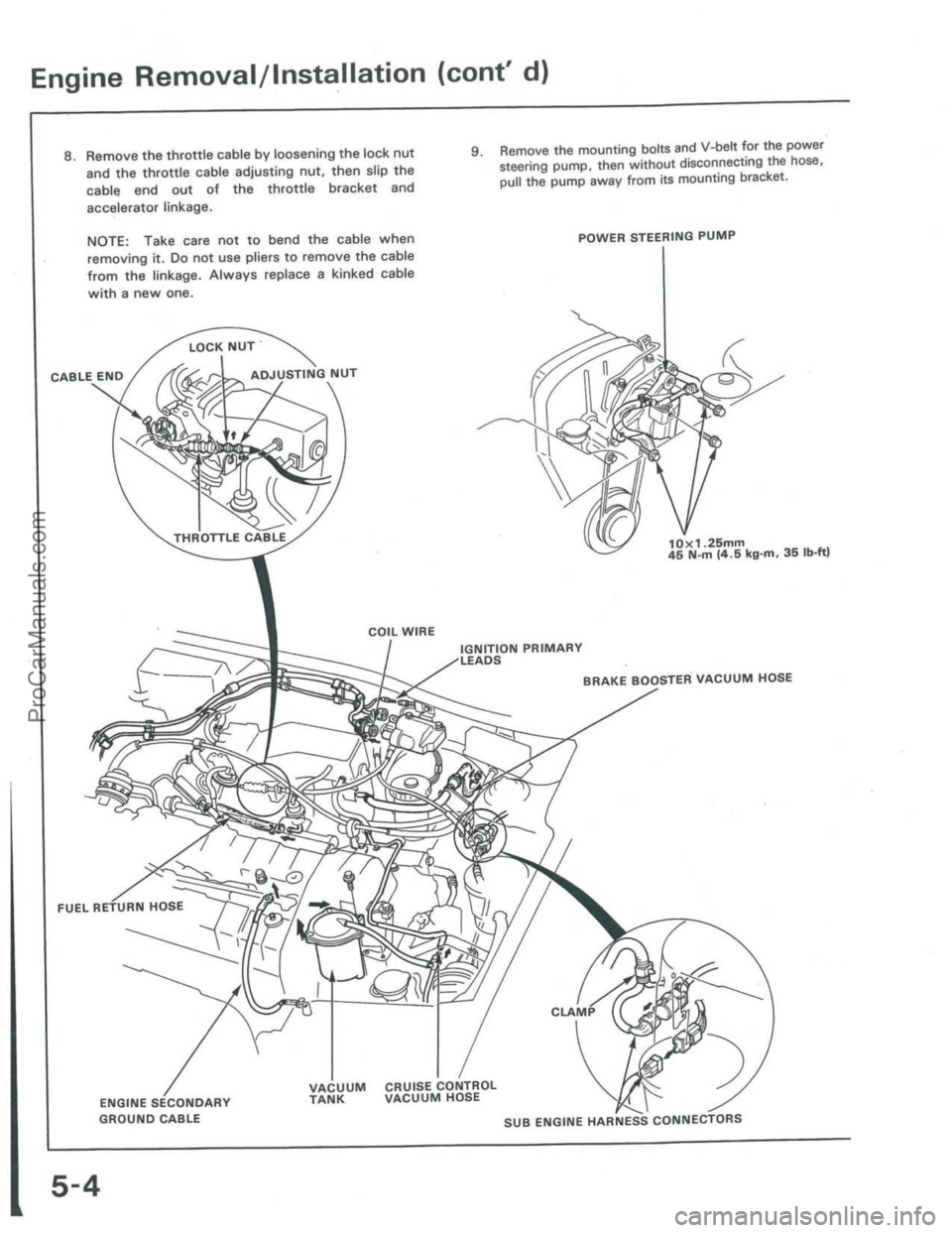 ACURA INTEGRA 1986  Service Owners Guide ProCarManuals.com 