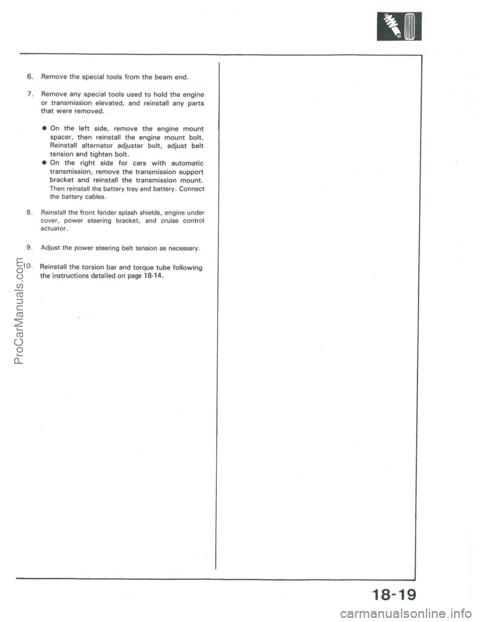 ACURA INTEGRA 1986  Service Repair Manual ProCarManuals.com 