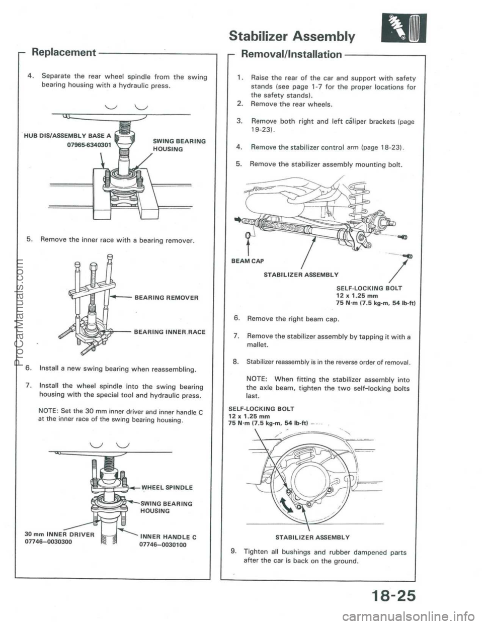 ACURA INTEGRA 1986  Service Repair Manual ProCarManuals.com 